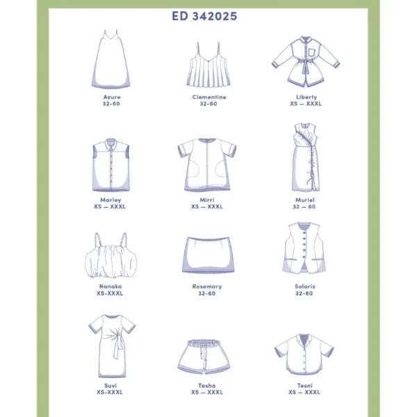 Revista de patrones vestidos, faldas, blusas