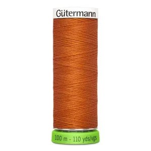 Hilo de coser reciclado 100m naranja tostado 982 - Gütermann