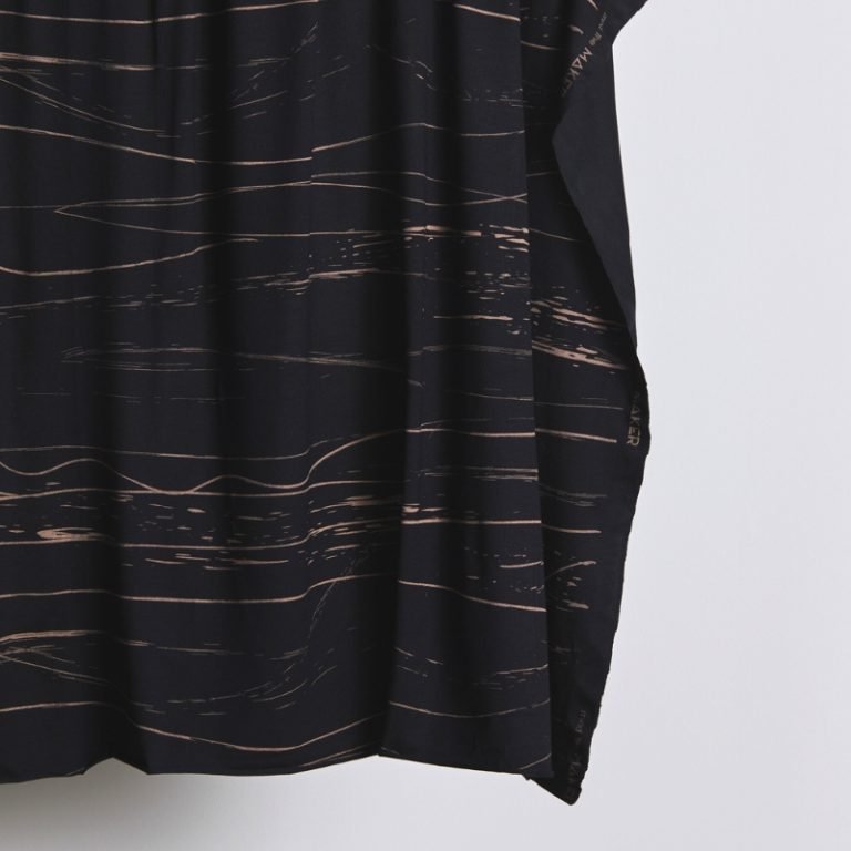 Jersey de viscosa Ecovero™ Stray lines black - mind the MAKER®