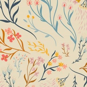 Popelín Hillside meadow (ancho especial) - Art Gallery Fabrics