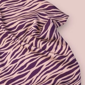 Twill de viscosa Ecovero™ Zebra Peach plum - mind the MAKER®