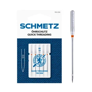Agujas máquina de coser universales enhebrado fácil - Schmetz