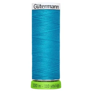 Hilo de coser reciclado 100m azul caribe 736 - Gütermann