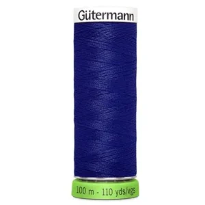 Hilo de coser reciclado 100m azul cobalto 232 - Gütermann