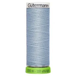 Hilo de coser reciclado 100m azul palo 75 - Gütermann