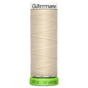 Hilo de coser reciclado 100m beige 169 - Gütermann