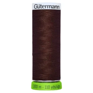 Hilo de coser reciclado 100m chocolate 694 - Gütermann