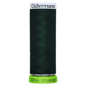 Hilo de coser reciclado 100m verde oscuro 472 - Gütermann