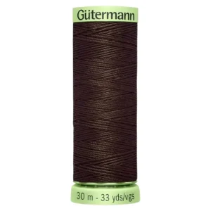 Hilo de torzal reciclado 30m marrón oscuro 696 - Gütermann