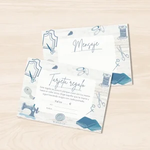 Tarjeta regalo de telas online mimablue