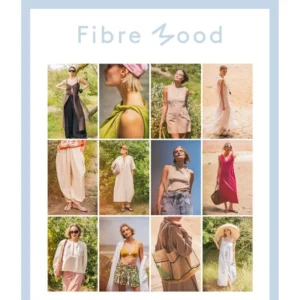 Portada de la revista de patrones de costura Fibre Mood 39, mostrando modelos con prendas de verano, estilo boho, telas fluidas y siluetas relajadas.